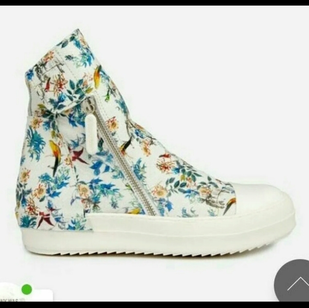 NIB Johhny Was Feathered Friends Shoes Sneakers Size 41 10.5